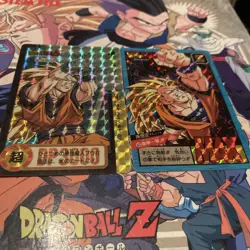 Dragon Ball Z Trading Card Super 1995 Hologram Design Used - Image 1