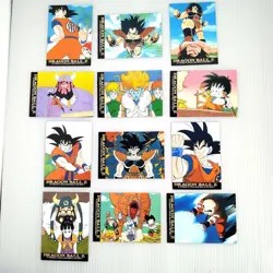 Dragon Ball Z Trading Card Set 12 Pieces Amada 2003 Unused Paper Cards - Image 1