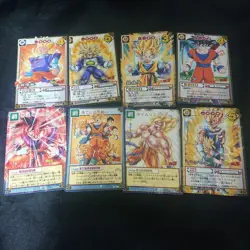 Dragon Ball Card Game Set of 8 Collectible Cards - Image 1