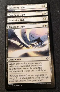 Banishing Light X4 - Playset - EOE - MTG - EN - NM - 0006 - Image 1