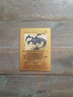 Shining Charizard 107/105 Gold 1st edition ULTRA rare pokemon card - Image 1