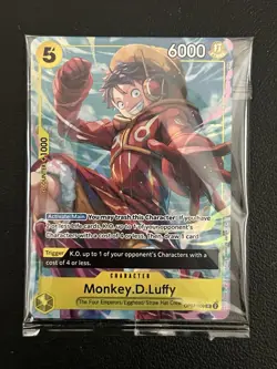 One Piece Illustration Box Volume 3 Monkey D Luffy Promo Alt Art Card English - Image 1