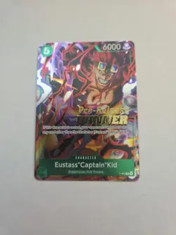 Eustass"Captain"Kid OP-07 Pre-Release Winner Prize P-067 PROMO One Piece Card - Image 1