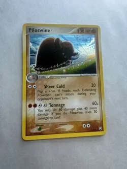 Piloswine 13/109 2004 Pokemon EX Team Rocket Returns Rare Holo Card - Image 1