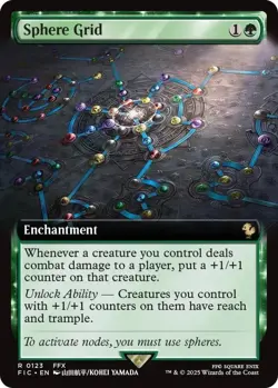 MTG Final Fantasy Commander Sphere Grid - Extended Art - Image 1