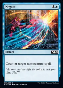 Negate -Foil Near Mint MTG Magic 2020 Core Set - Image 1