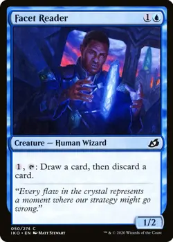 X 1 Facet Reader NM Ikoria 050 MTG Magic The Gathering - Image 1