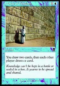 Words of Wisdom - Medium Play MTG Odyssey - Image 1