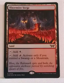 MTG Blazemire Verge Regular DSK 0256 Near Mint - Image 1