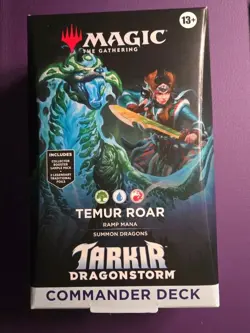 Temur Roar MTG Tarkir Dragonstorm Commander Deck (SEALED) - Image 1