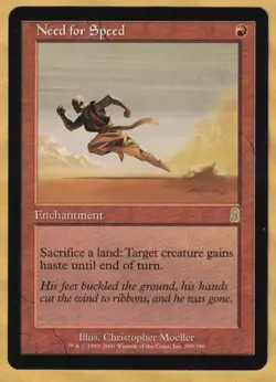Need For Speed (Odyssey, English, Rare, 2001) NM MTG - Image 1