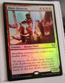 MTG Blade Historian Strixhaven: School of Mages Foil Near Mint - Image 1