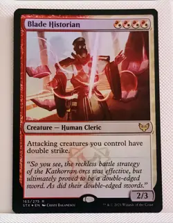 MTG Blade Historian Strixhaven: School of Mages Foil Near Mint - Image 2