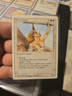 MTG Revised Serra Angel Never Played M/NM - Image 1