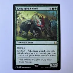 Rampaging Baloths #176 NM Commander 2019 MTG Magic Cards Rare - Image 1