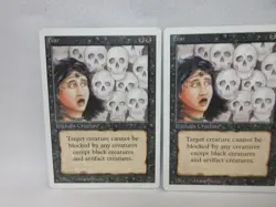 FEAR X3 MAGIC THE GATHERING REVISED MTG VINTAGE Trading Card #141 - Image 5
