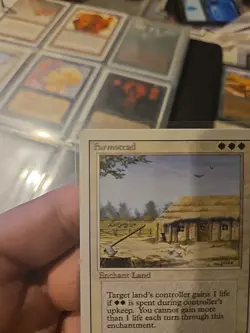 MTG - Revised - FARMSTEAD - Never Played Nm - Image 2