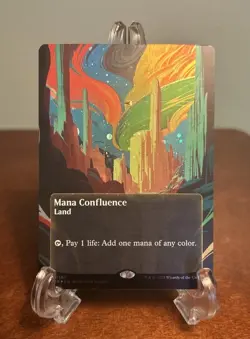 MTG Mana Confluence 160 Borderless Galaxy Foil Edge of Eternities Stellar Sights - Image 1