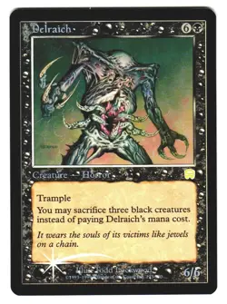 Magic The Gathering MTG - Mercadian Masques MMQ 1999 - #133 Delraich NM FOIL x1 - Image 1