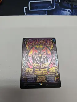 MTG Sauron, the Dark Lord (Borderless Poster) Foil NM 0744 Free Shipping - Image 1