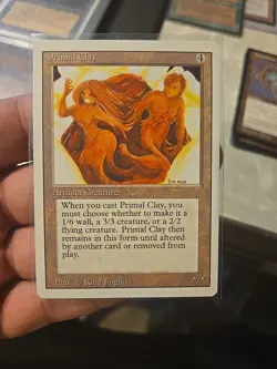 MTG Revised Primal Clay Never Played Nm - Image 1