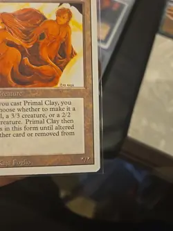MTG Revised Primal Clay Never Played Nm - Image 4
