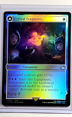 2025 MTG Magic the Gathering FIN Final Fantasy Foil #13 Crystal Fragments - Image 1