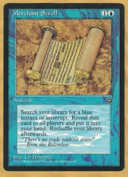 Merchant Scroll (Homelands, Common, English, 1995) MTG LP - Image 1