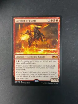 Cavalier of Flame - M20 - Core Set 2020 - Magic the Gathering - MTG - Image 1