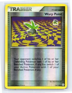 Pokemon TCG Warp Point 116/130 Diamond & Pearl Reverse Holo 116/130 - Image 1