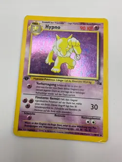 Pokemon Karte TCG Hypno 8/62 1. Fossil Holo Rare Vintage WOTC HP DE - Image 2