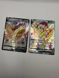 Pokemon Karte TCG Zamazenta V 098/159+293 Black Star Promo Holo Rare Deutsch NM - Image 2