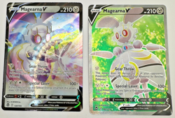 Pokemon Karte TCG Magerna V 128+182/195 Silberne Sturmwinde Holo Englisch NM - Image 1