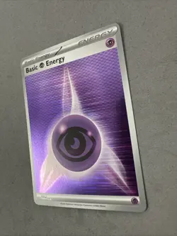 Pokemon TCG * SV Black Bolt *BASIC ENERGY HOLO SVE 021 PHYCHIC * FRESH PK - Image 2