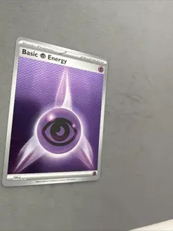 Pokemon TCG * SV Black Bolt *BASIC ENERGY HOLO SVE 021 PHYCHIC * FRESH PK - Image 5