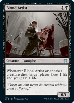 Blood Artist NM, English MTG Commander - Innistrad: Crimson Vow - Image 1