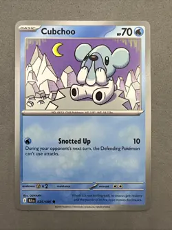 Pokemon TCG * SV Black Bolt 025/086 Cubchoo Common * FRESH PK - Image 1