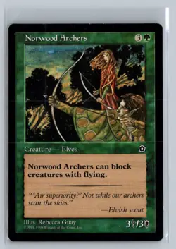 Norwood Archers Portal Second Age Common - MTG Magic the Gathering Card - Image 1