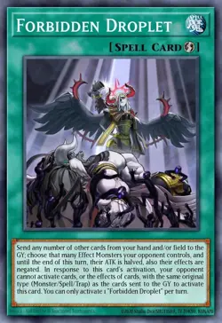 BLMM-EN171 Forbidden Droplet Ultra Rare 1st Ed YuGiOh Preorder - Image 1