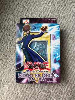 YUGIOH Starter Deck Kaiba 1st Edition FOIL LINE MISPRINT Sealed Unpunched - Image 1