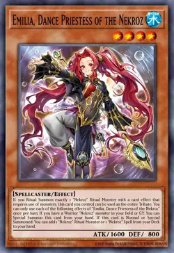 BLMM-EN025 Emilia, Dance Priestess of the Nekroz Secret Rare YuGiOh Preorder - Image 1