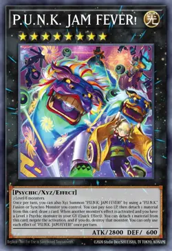 BLMM-EN051 P.U.N.K. JAM FEVER! Emblazoned Ultra Rare YuGiOh Preorder - Image 1