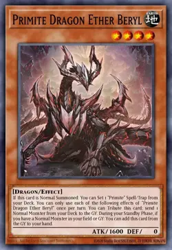BLMM-EN130 Primite Dragon Ether Beryl Secret Rare 1st Ed YuGiOh Preorder - Image 1