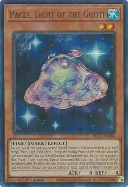 Paces, Light of the Ghoti - 1st Edition Power of the Elements LP YuGiOh - Image 1