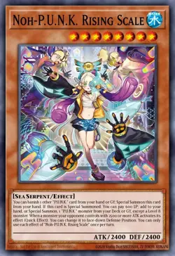BLMM-EN050 Noh-P.U.N.K. Rising Scale Emblazoned Ultra Rare YuGiOh Preorder - Image 1