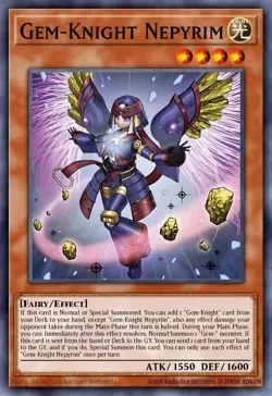 BLMM-EN021 Gem-Knight Nepyrim Secret Rare 1st Ed YuGiOh Preorder - Image 1