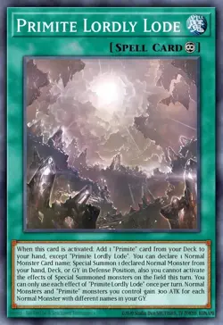 BLMM-EN172 Primite Lordly Lode Secret Rare 1st Ed YuGiOh Preorder - Image 1