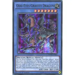 BOSH-EN043 Odd-Eyes Gravity Dragon Ultra Rare 1st Edition Near Mint YuGiOh TCG - Image 1