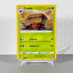 Pokemon TCG Card - Crustle 12/203 Uncommon | 2021 Evolving Skies | NM/Mint - Image 1