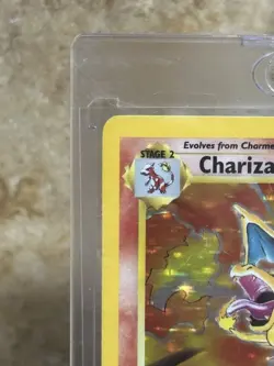1999 Pokemon TCG Charizard Base Set Holo Unlimited Card -4/102 Non-shadowless - Image 3